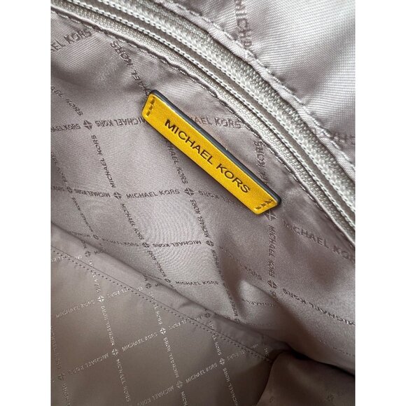 Michael Kors mirella tote bag medium pebbled leather purse bag butter - Picture 7 of 11